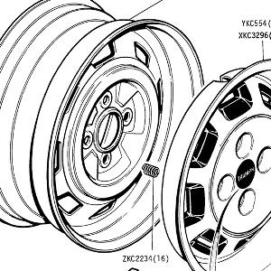 SUSPENSION - Road Wheels, Balance Weights, Wheeltrim