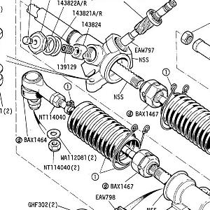 STEERING - Rack and Pinion Assembly