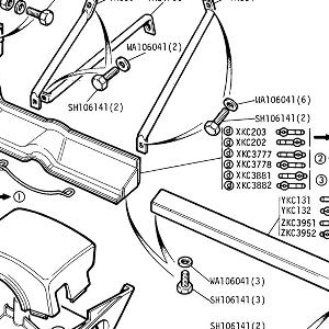 STEERING - Steering Column Nacelles and Support Rail
