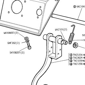 BRAKES - Brake Pedal and Mounting Bracket