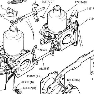 FUEL SYSTEM - Carburettor and Mounting (S.U. Carbs Europe)