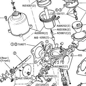 FUEL SYSTEM - Carburettor Details (S.U. Carbs - Europe)