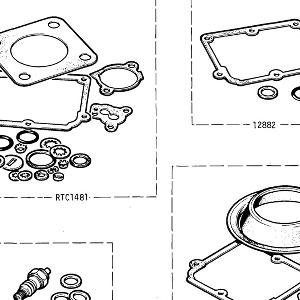 FUEL SYSTEM - Carburettor Gasket Kits (Twin Stromberg)