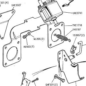 FUEL SYSTEM - Throttle Linkage (Twin Stromberg Carbs) AUS/CDN