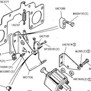 FUEL SYSTEM - Throttle Linkage (Twin Stromberg Carbs) JAPAN/USA up to VIN401629