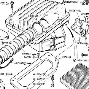 FUEL SYSTEM - Air Cleaner (P/I Engine)