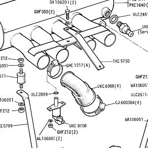 FUEL SYSTEM - Air Box; Cold Start Injector; Adaptors (P/I Engine)