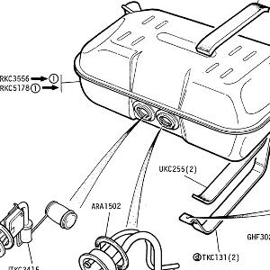 FUEL SYSTEM - Fuel Tank and Guage Unit (P/I Engine)