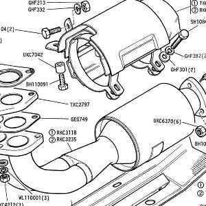 EXHAUST SYSTEM - Front Exhaust Pipe (USA/JAPAN) - 1979 ONLY up to VIN202092