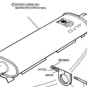 EXHAUST SYSTEM - Silencer