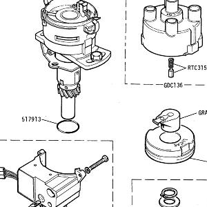 ELECTRICAL - Distributor (USA California/Japan 1979 up to VIN NO. 200001) and (Fed 1980 up to TCT115896) see 2C-05L for future