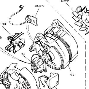 ELECTRICAL - 17 ACR Alternator (Heater Vehicles Only) See 2C-08L for 36AMP A Type Alternator