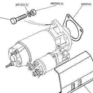 ELECTRICAL - Starter Motor Mounting