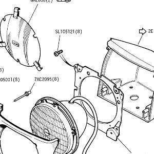 ELECTRICAL - Headlight and Mounting, Headlamp Converter Mask