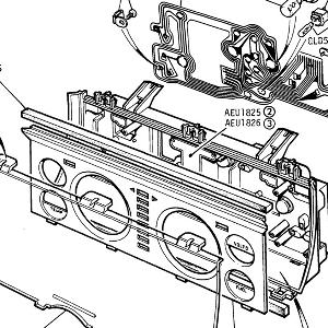 ELECTRICAL - Instrument Panel Moulding and Printed Circuit