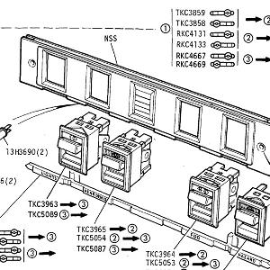 ELECTRICAL - Facia Switches