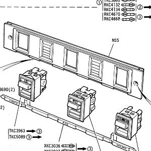 ELECTRICAL - Facia Switches