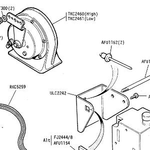 ELECTRICAL - Horn, Low Coolant Level Indicator, Inertia Switch