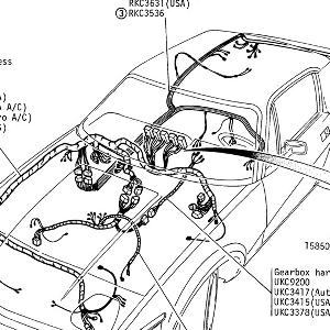 ELECTRICAL - Wiring Harness up to VIN200001
