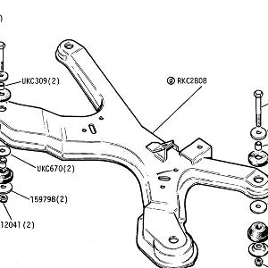 BODY SECTION - Crossmember