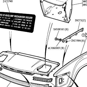 BODY SECTION - Front Wings, Front Lower Panel, Headlamp Box