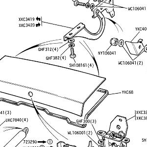 BODY SECTION - Trunk Lid, Hinge, Lock, Support