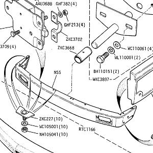 BODY SECTION - Front Bumper - Harmonic (USA)