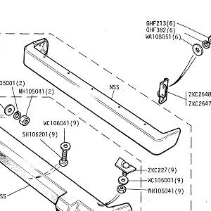 BODY SECTION - Rear Bumper (USA)