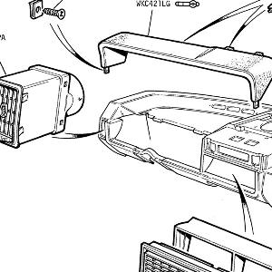 FACIA/TRIM/SEATS - Facia Ventilators, Instrument Upper Roll