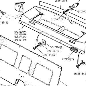 FACIA/TRIM/SEATS - Rear Parcel Shelf, Backlight Cover, Bulkhead Trim Pad