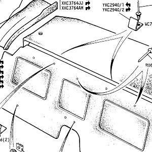 FACIA/TRIM/SEATS - Rear Trim Pads