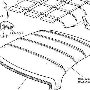 FACIA/TRIM/SEATS - Headlining, Roof Insulation, Listing Rails