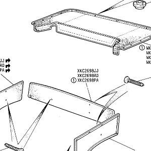 FACIA/TRIM/SEATS - Hood Stowage