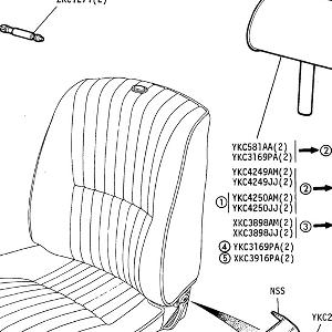 FACIA/TRIM/SEATS - Seats & Head Restraint