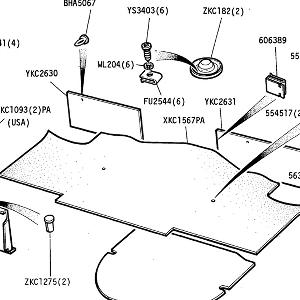 FACIA/TRIM/SEATS - Boot Trim, Rear Lamp Cover Board