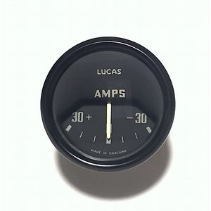 Special gauge, 60-0-60 movement, 30-0-30 face and satin black rim