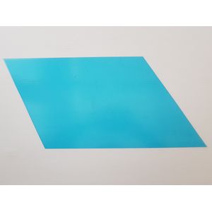 The fixed panel (Covered in a blue protective film)