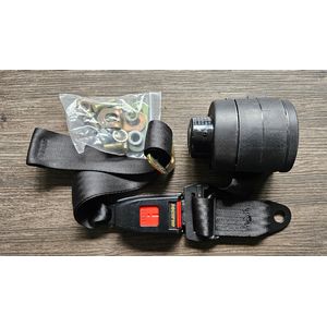 INERTIA BELT ANGLE ADJUSTABLE soft buckle BLACK